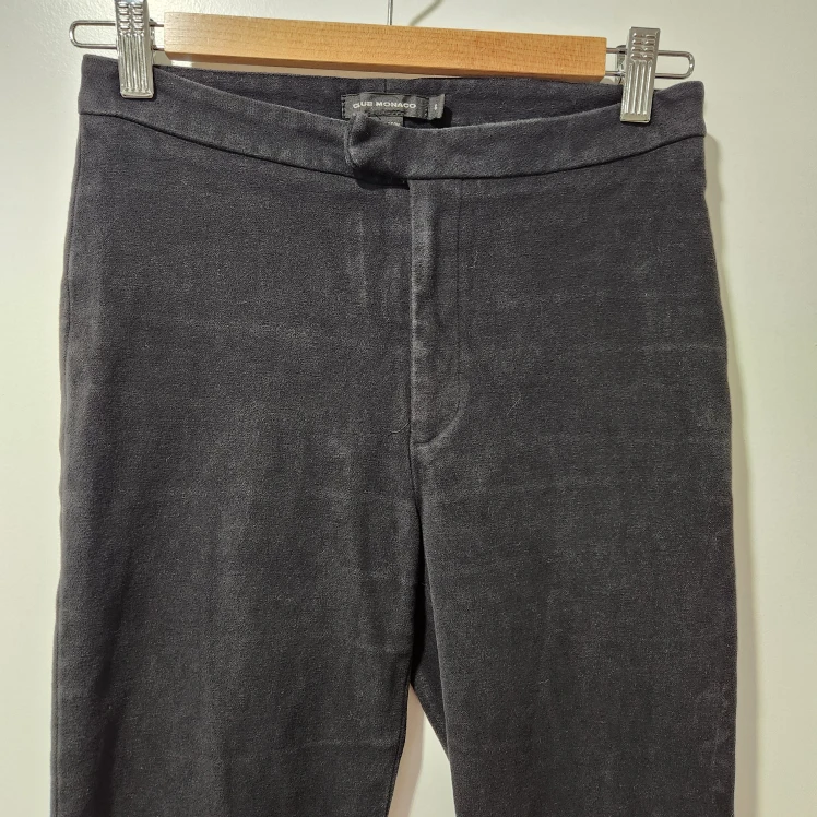 Club Monaco Black Sueded Straight Leg Pants - photo 2