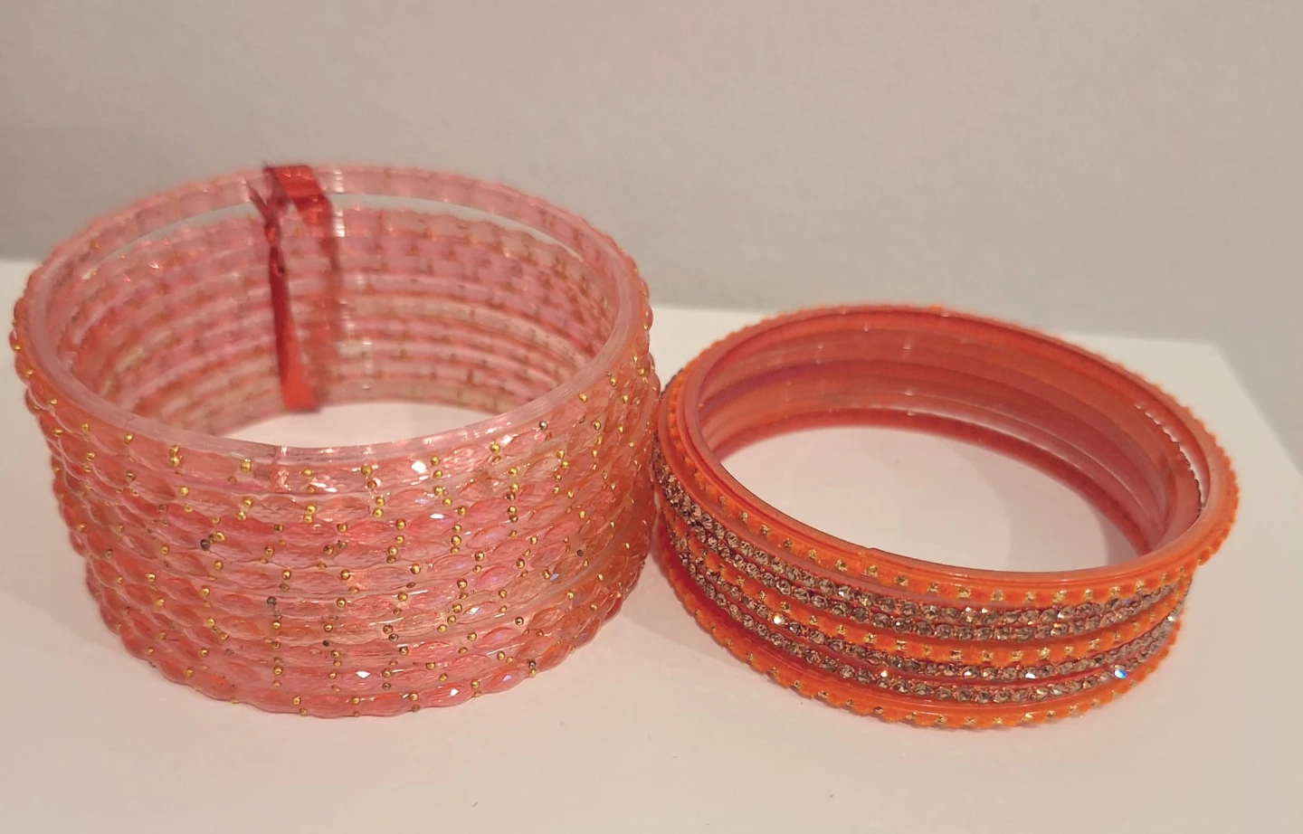 #freecycle - Bangles: Pink Sparkle and Orange