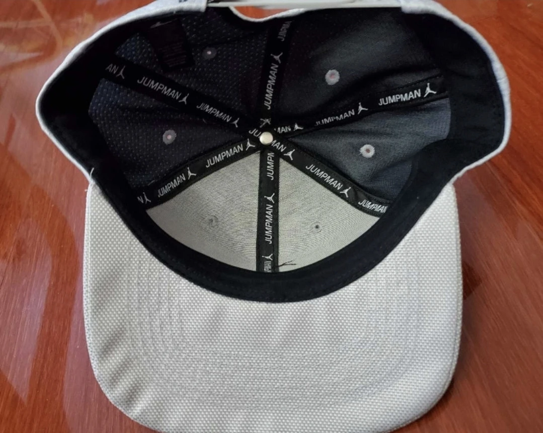 new early 2000's air jordan 11 cool grey gray snapback - photo 4