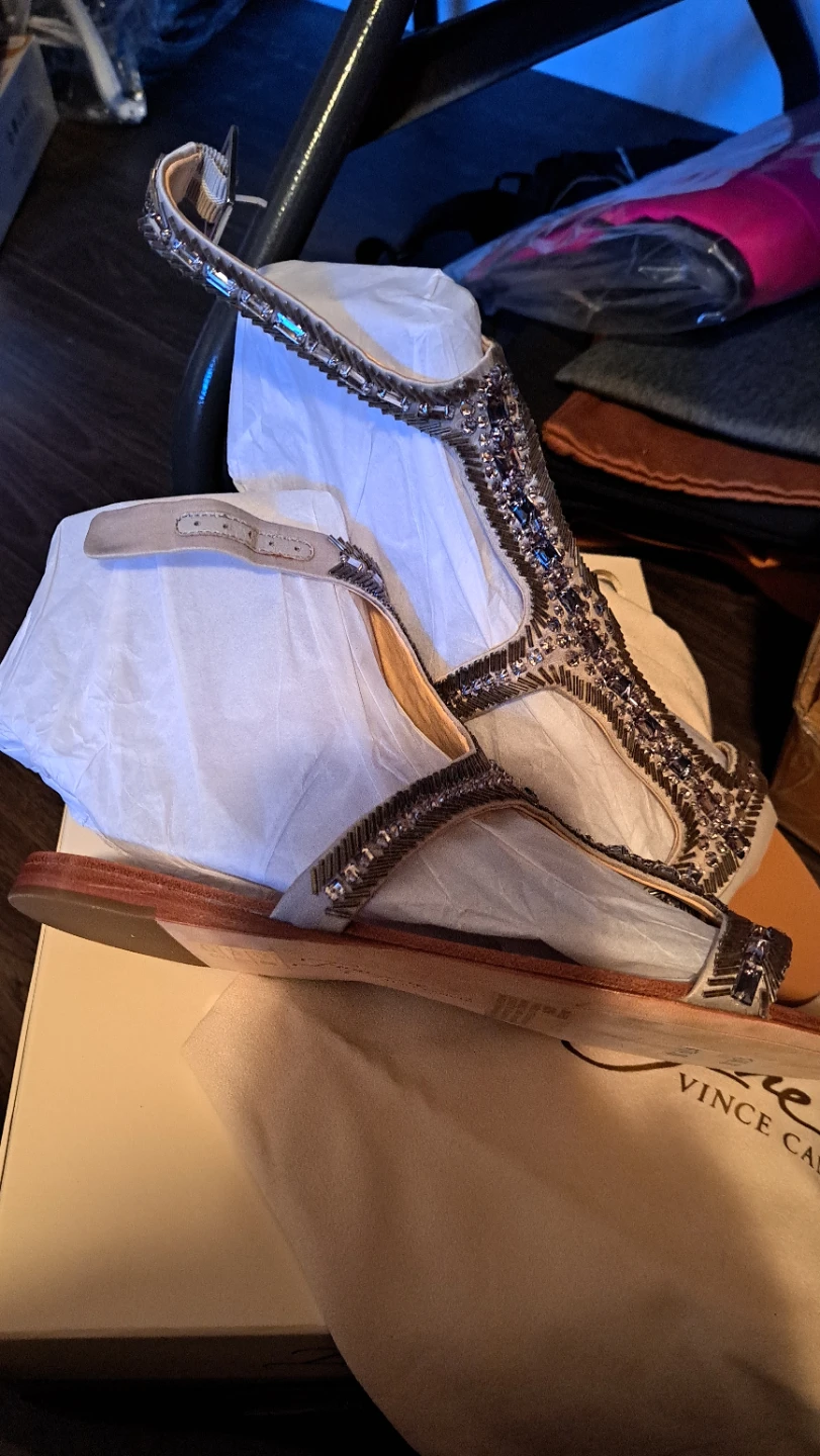 Vince Camuto Imagine "Im-Reid" Embellished Sandals