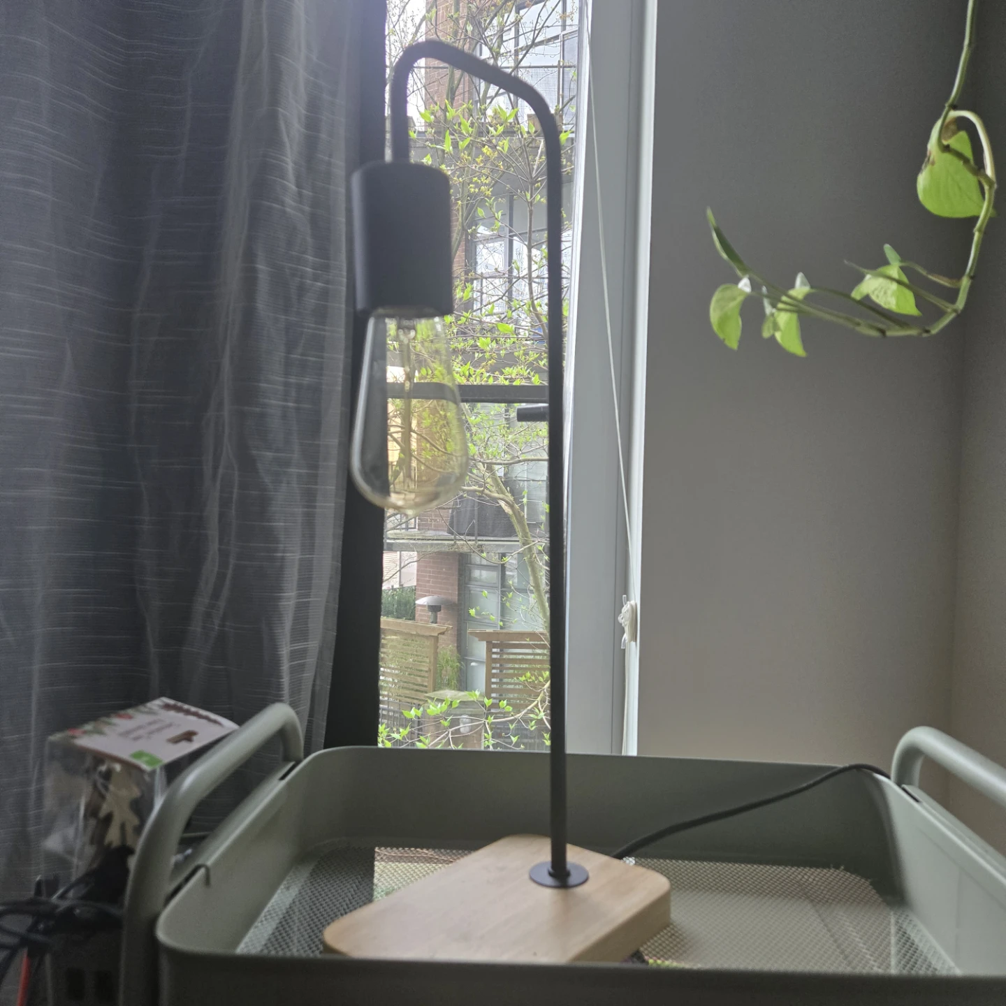 Edison Style Bulb Table Lamp