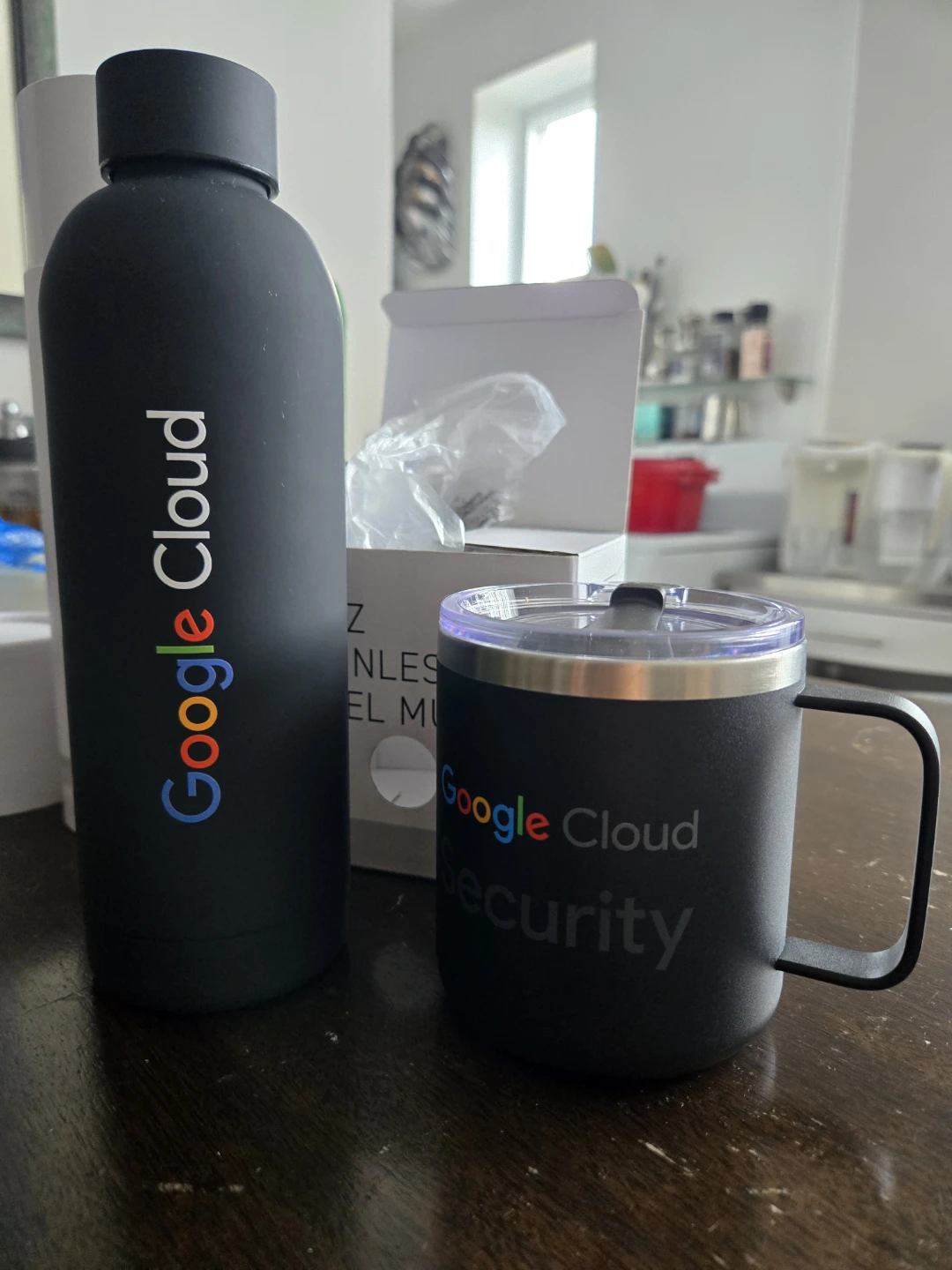 Google Cloud Original Merch (bottle and coffee mug)