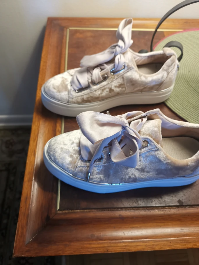 The Wishbone Poe Velour Sneakers
