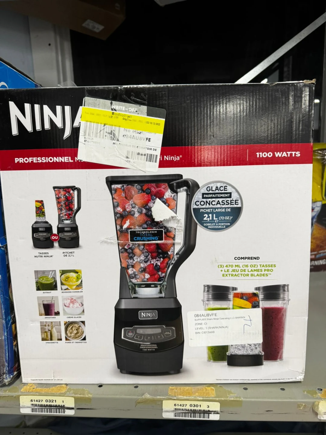 Ninja Professional Blender & Nutri Ninja Cups
