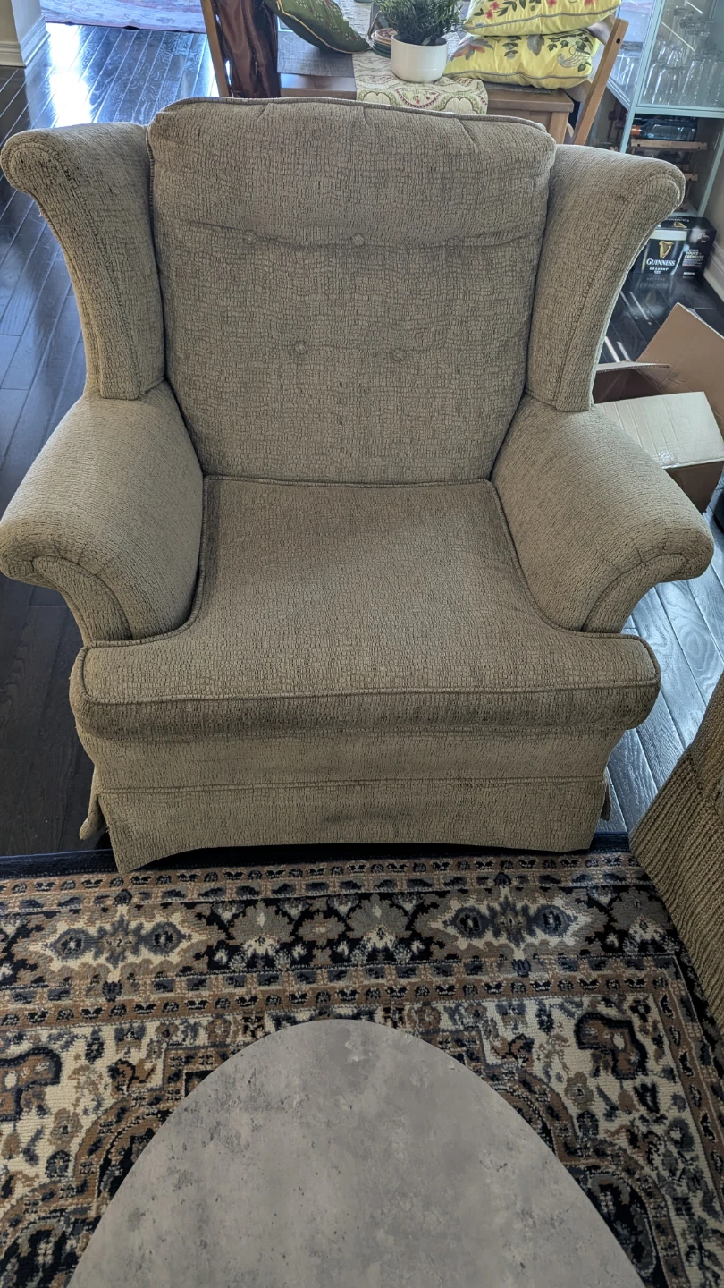 Moving sale - 2-Piece Living Room Set: Armchair and Loveseat - photo 3