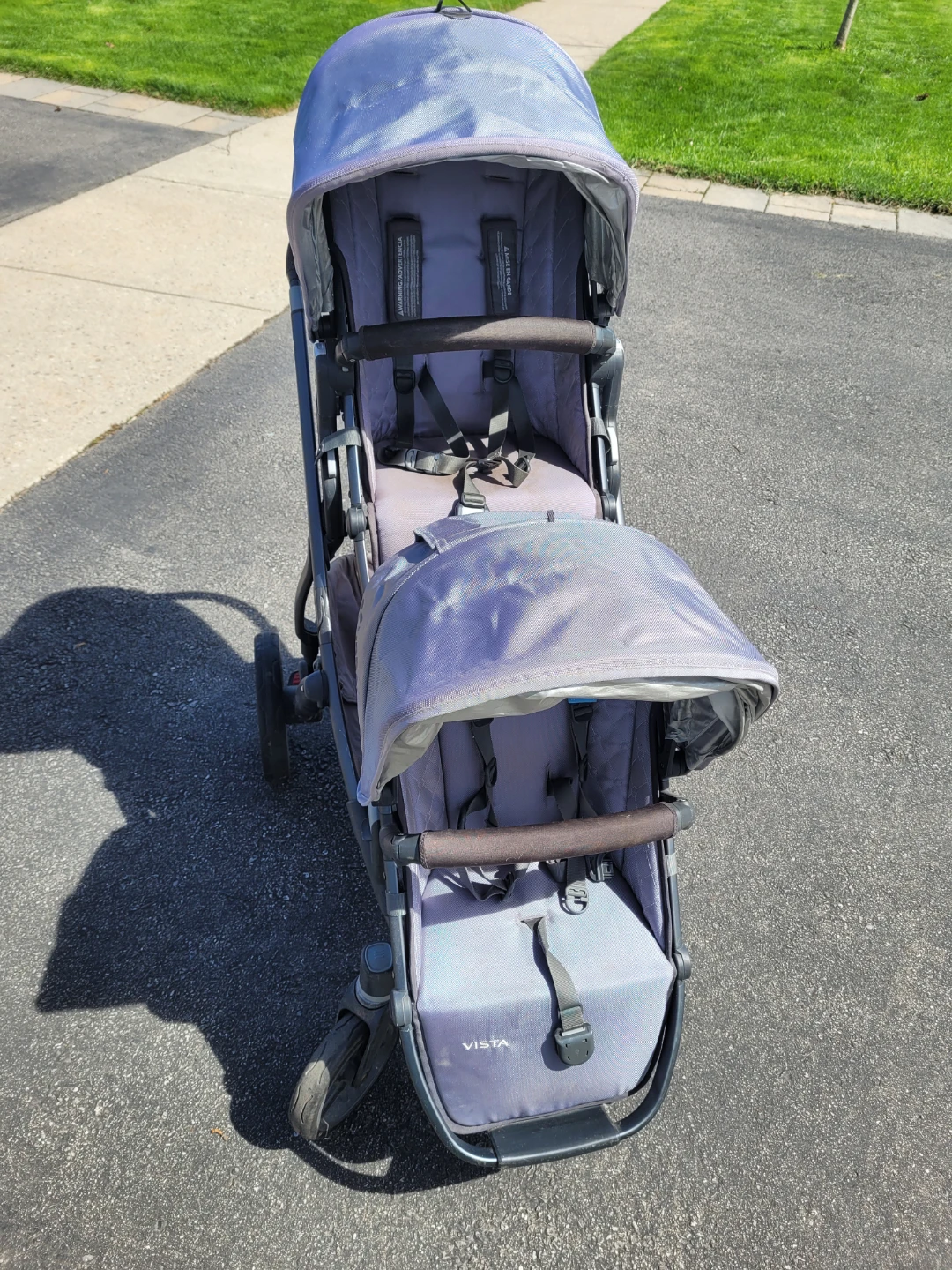 UPPAbaby Vista Double Stroller - Grey - photo 2