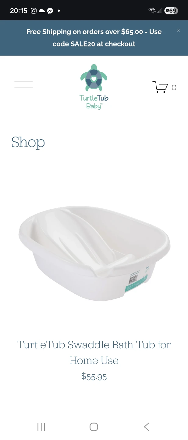 TurtleTub Baby Swaddle Bath Tub - photo 2