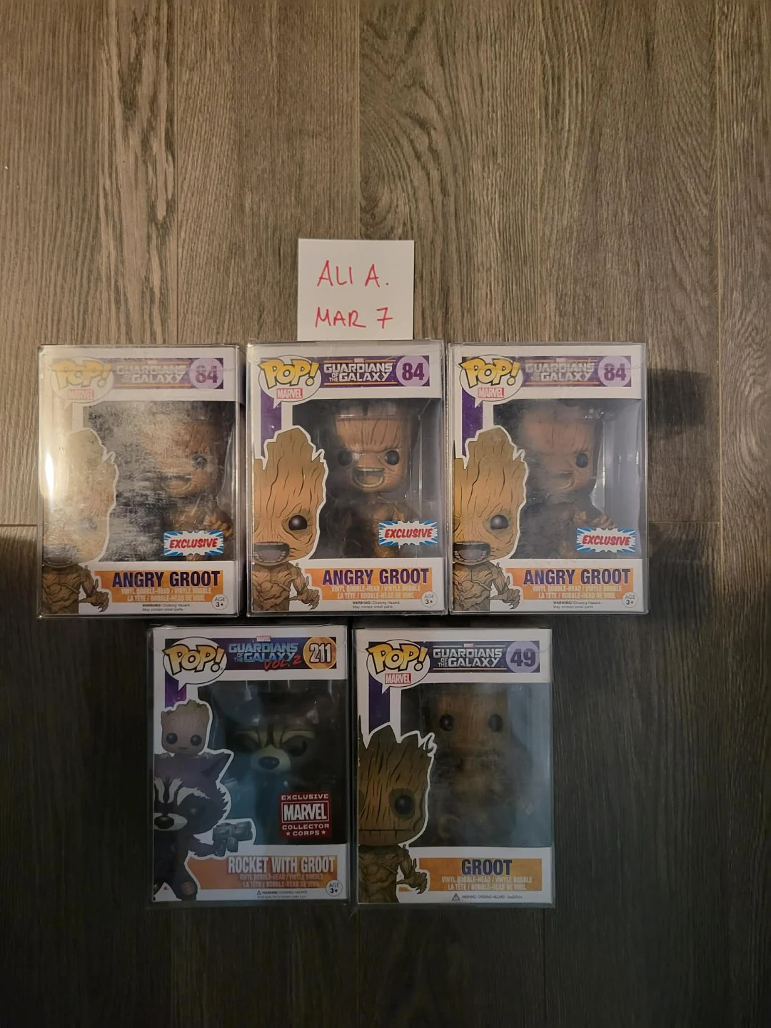 Funko Pop! Guardians of the Galaxy Collection - Groot & Rocket