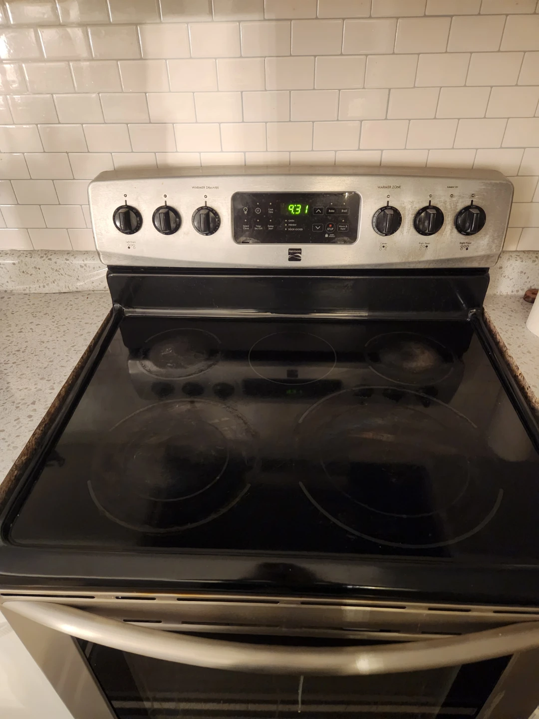Kenmore Electric Stove with Warming Drawer - photo 5