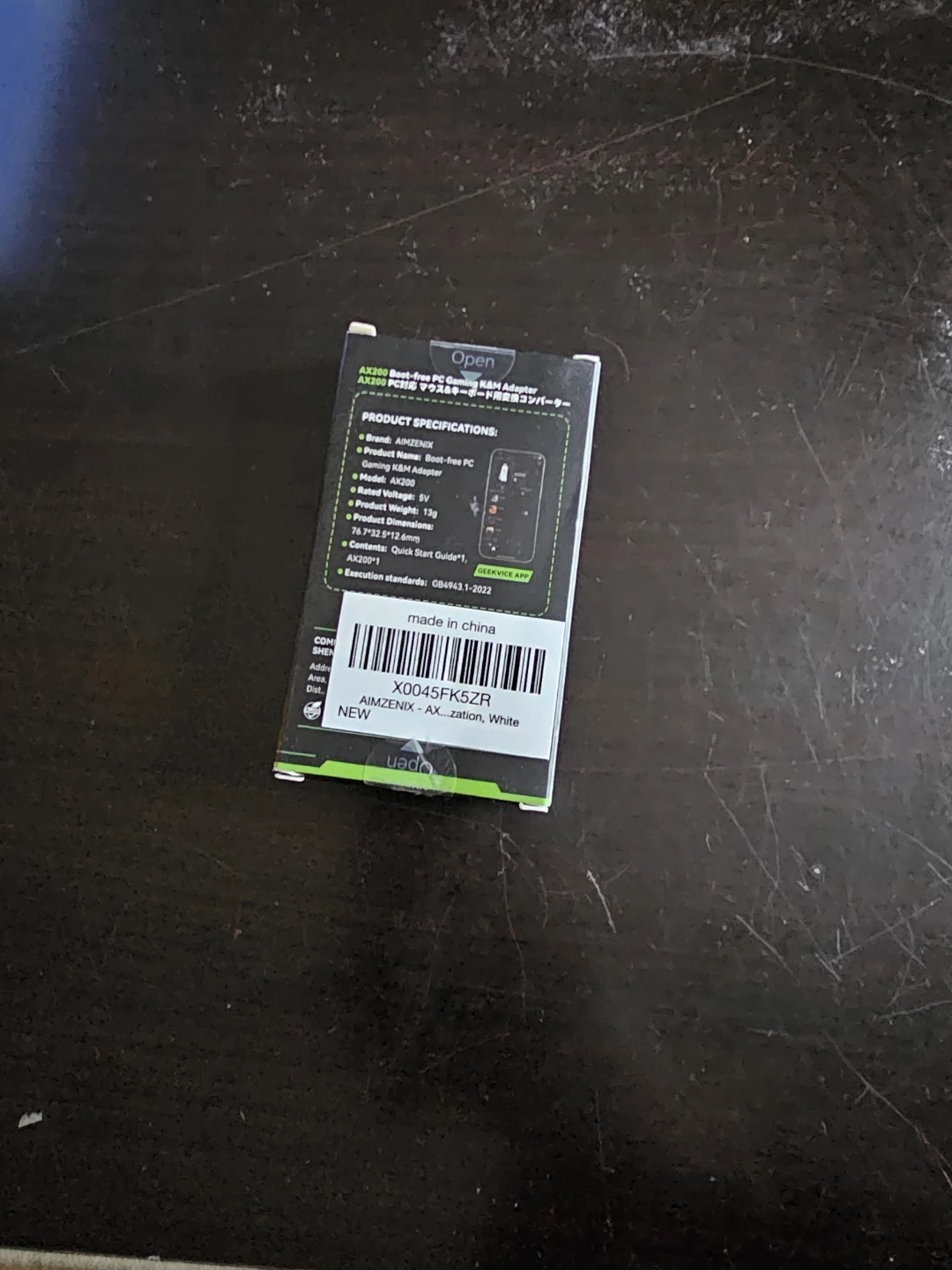 AIMZENIX AX200 Boot-free PC Gaming K&M Adapter - photo 2