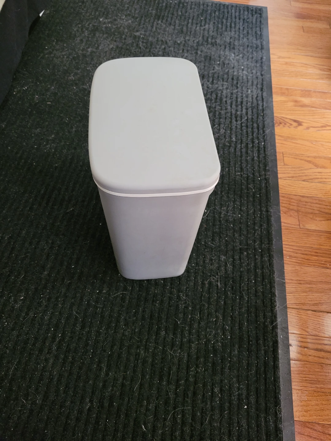 Grey Small Trash Can with Lid