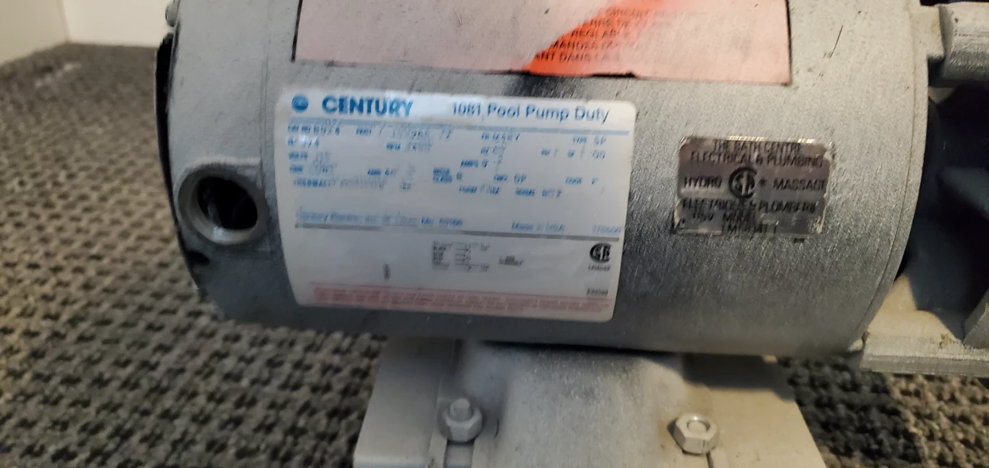 Century 1061 Pool Pump Duty Motor - photo 3