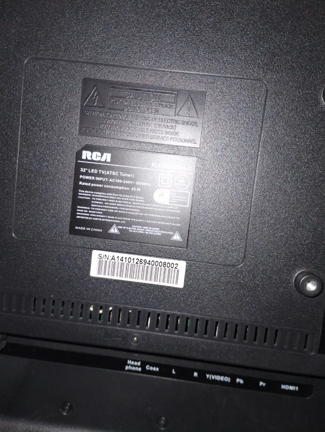 RCA 32" LED TV - photo 5
