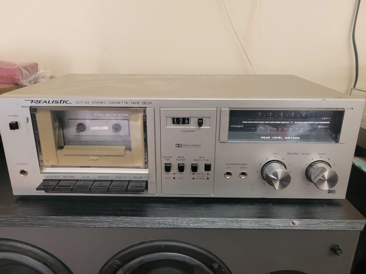 Realistic SCT-24 Stereo Cassette Tape Deck