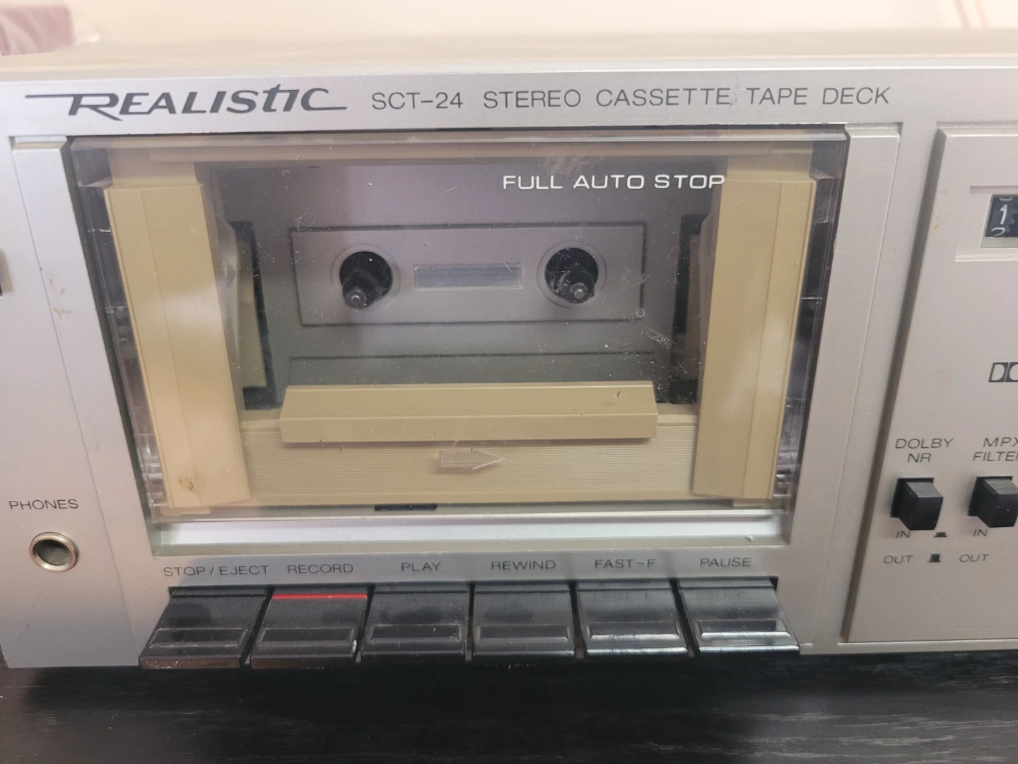 Realistic SCT-24 Stereo Cassette Tape Deck - photo 3