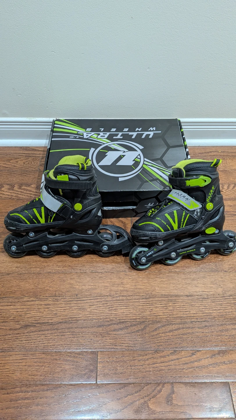 Ultra Wheels Adjustable Roller Skates - Size 1-4 - photo 2