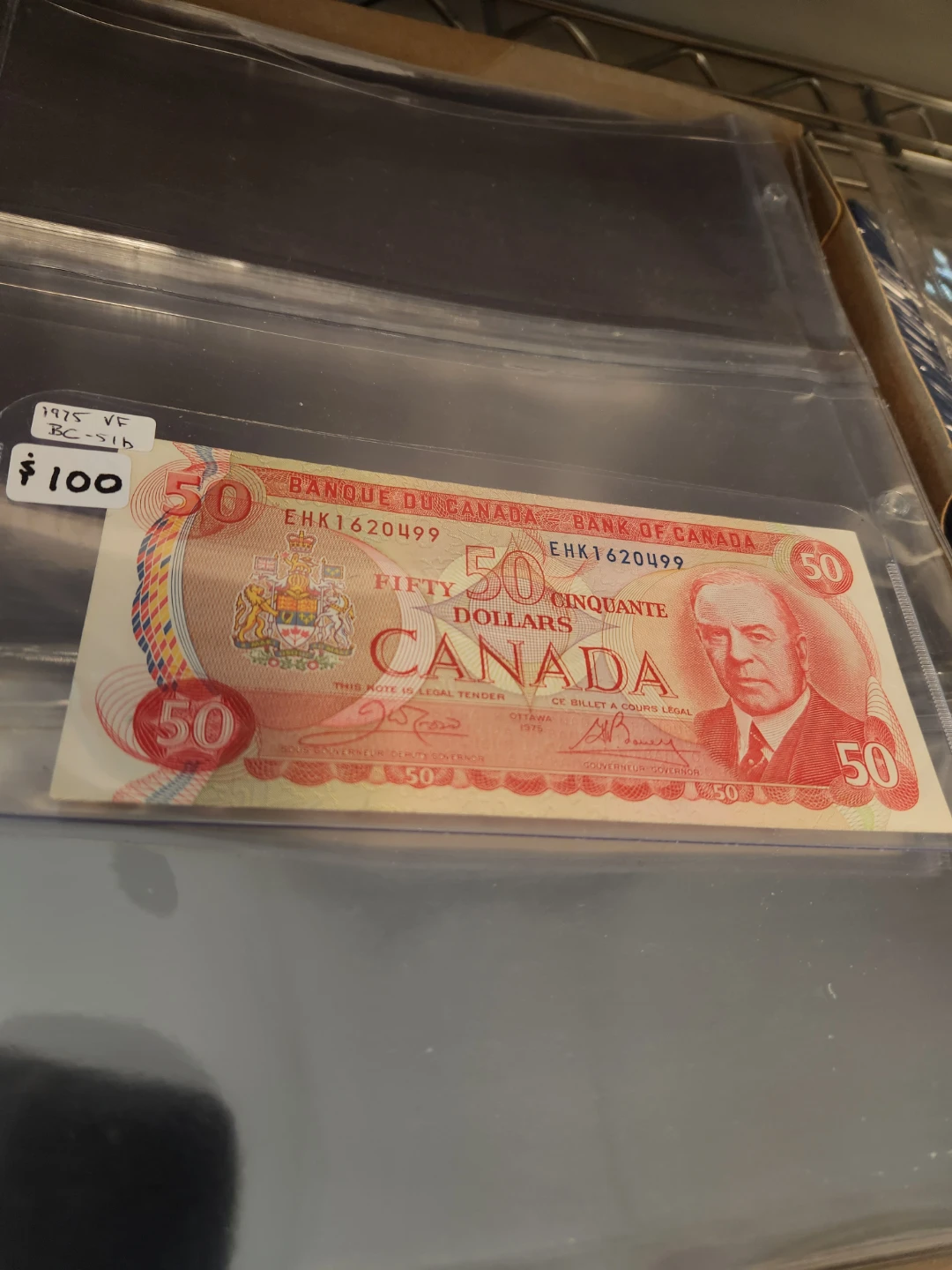 1975 Canada 50 Dollar Bill