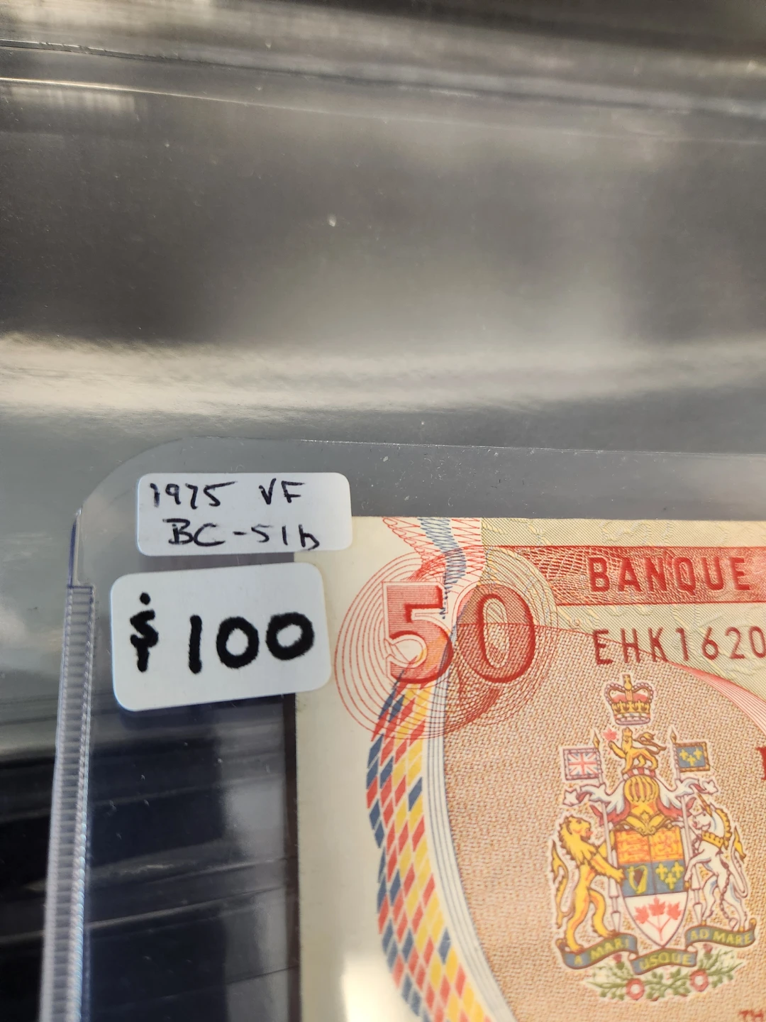 1975 Canada 50 Dollar Bill - photo 3