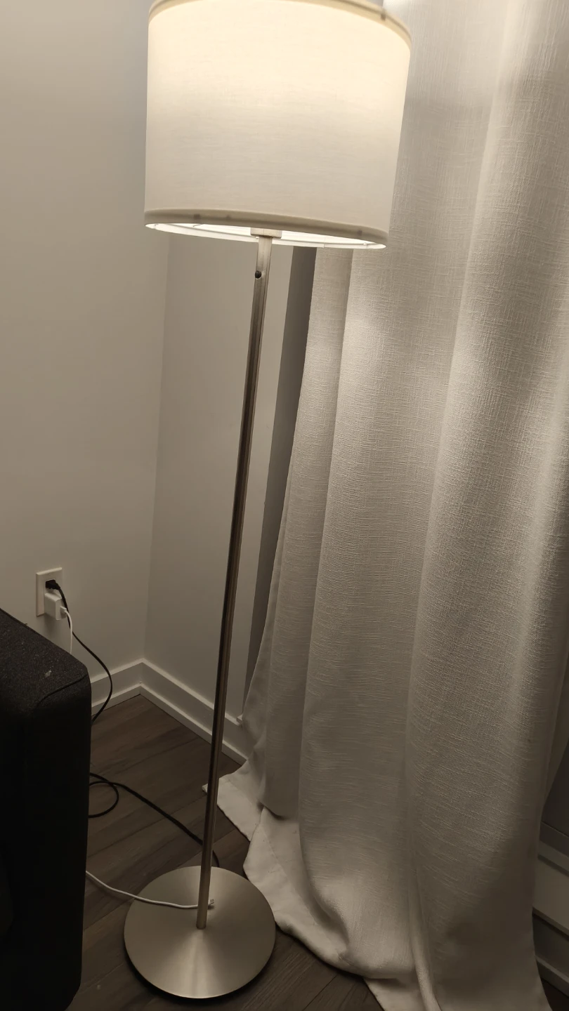 IKEA NOT Floor Lamp, Silver