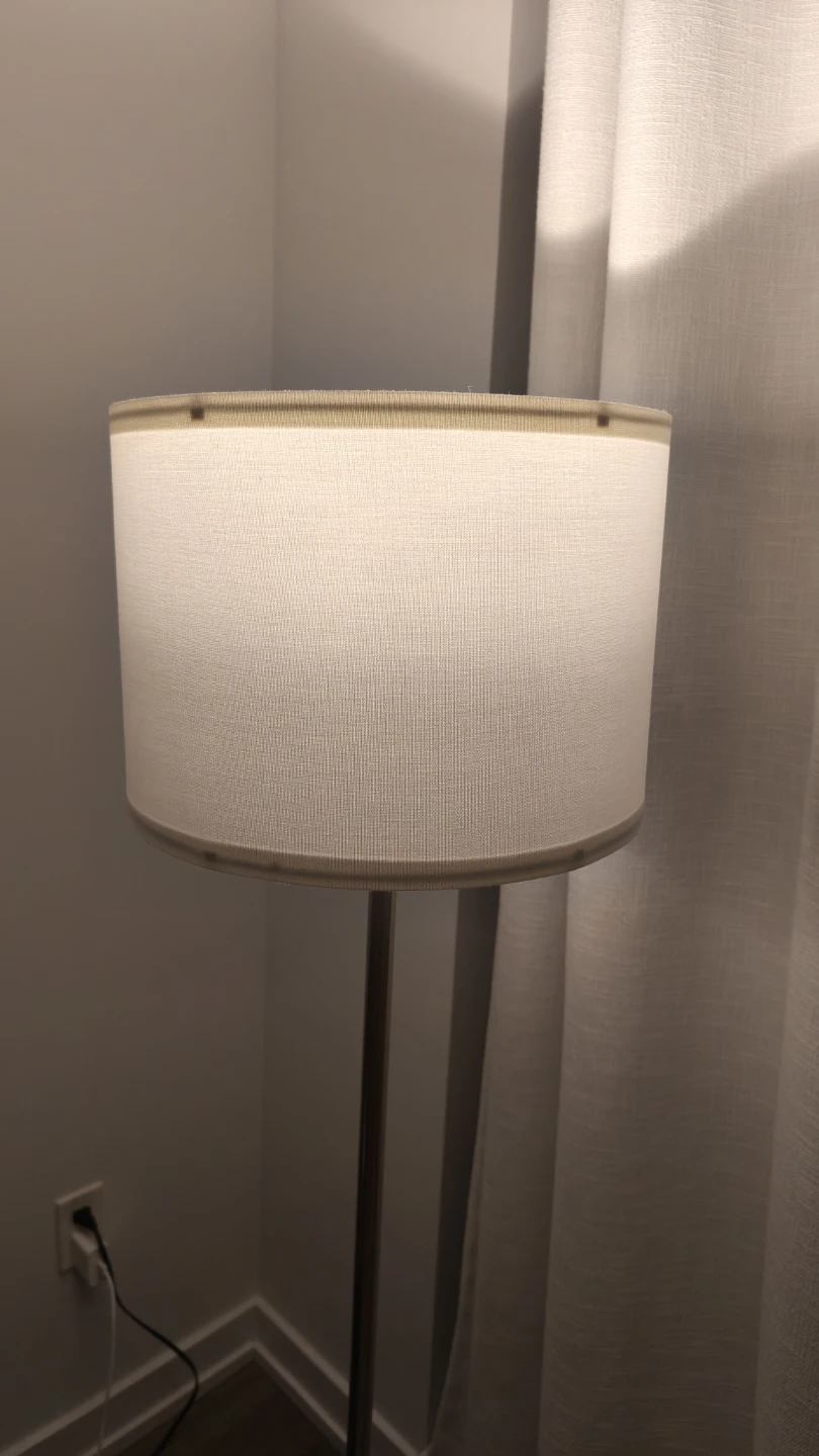 IKEA NOT Floor Lamp, Silver - photo 2
