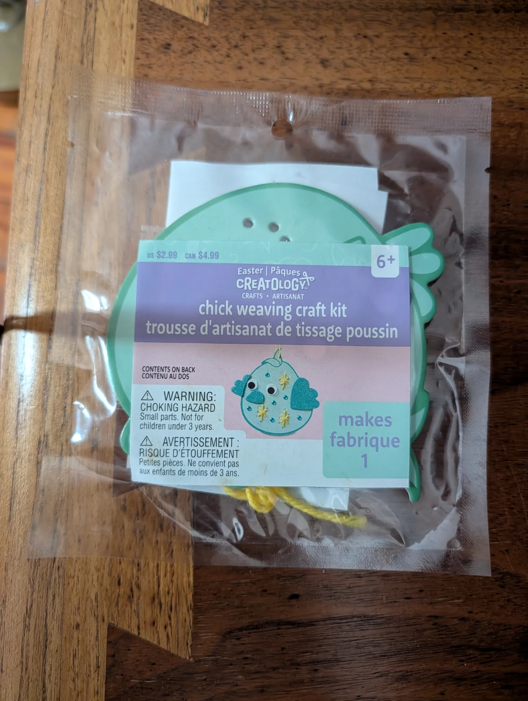 Creatology Chick Weaving Craft Kit