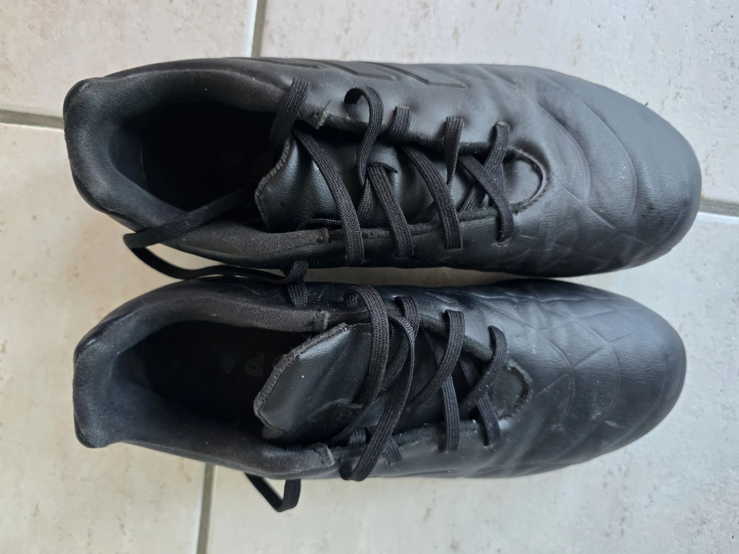 Adidas Black Soccer Cleats Size 6 - photo 2