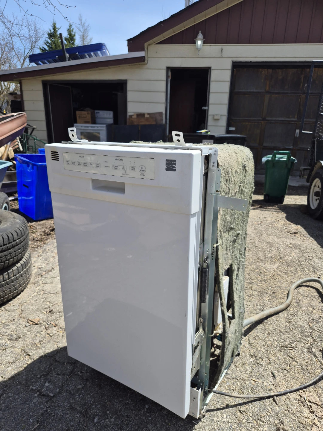 Kenmore White Dishwasher