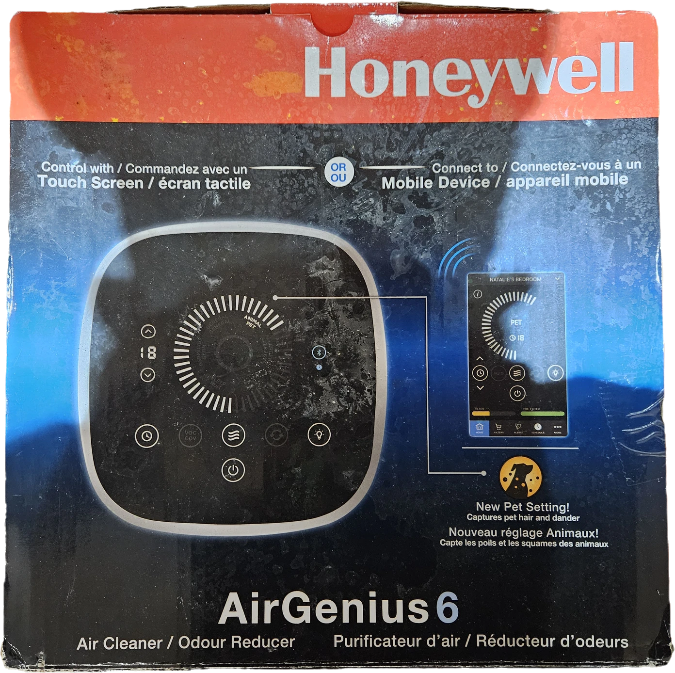 Honeywell AirGenius 6 Air Cleaner/Odour Reducer - photo 2