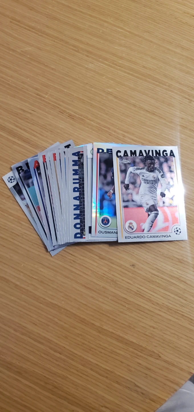 15 Topps Chrome Champions League Cards
