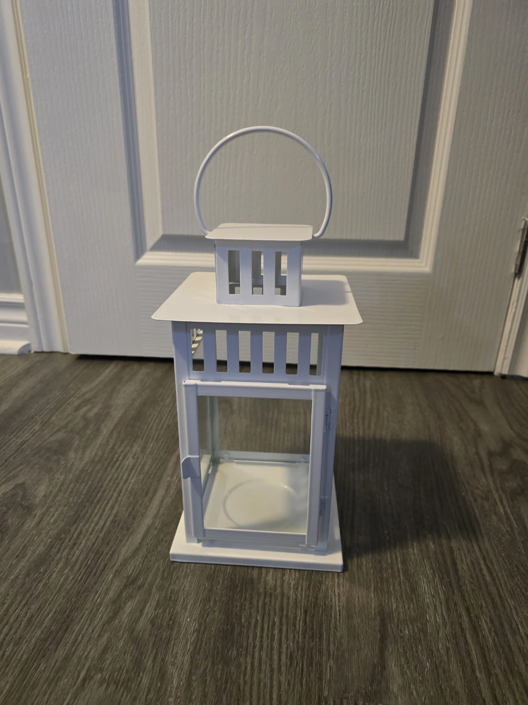White Metal Lantern