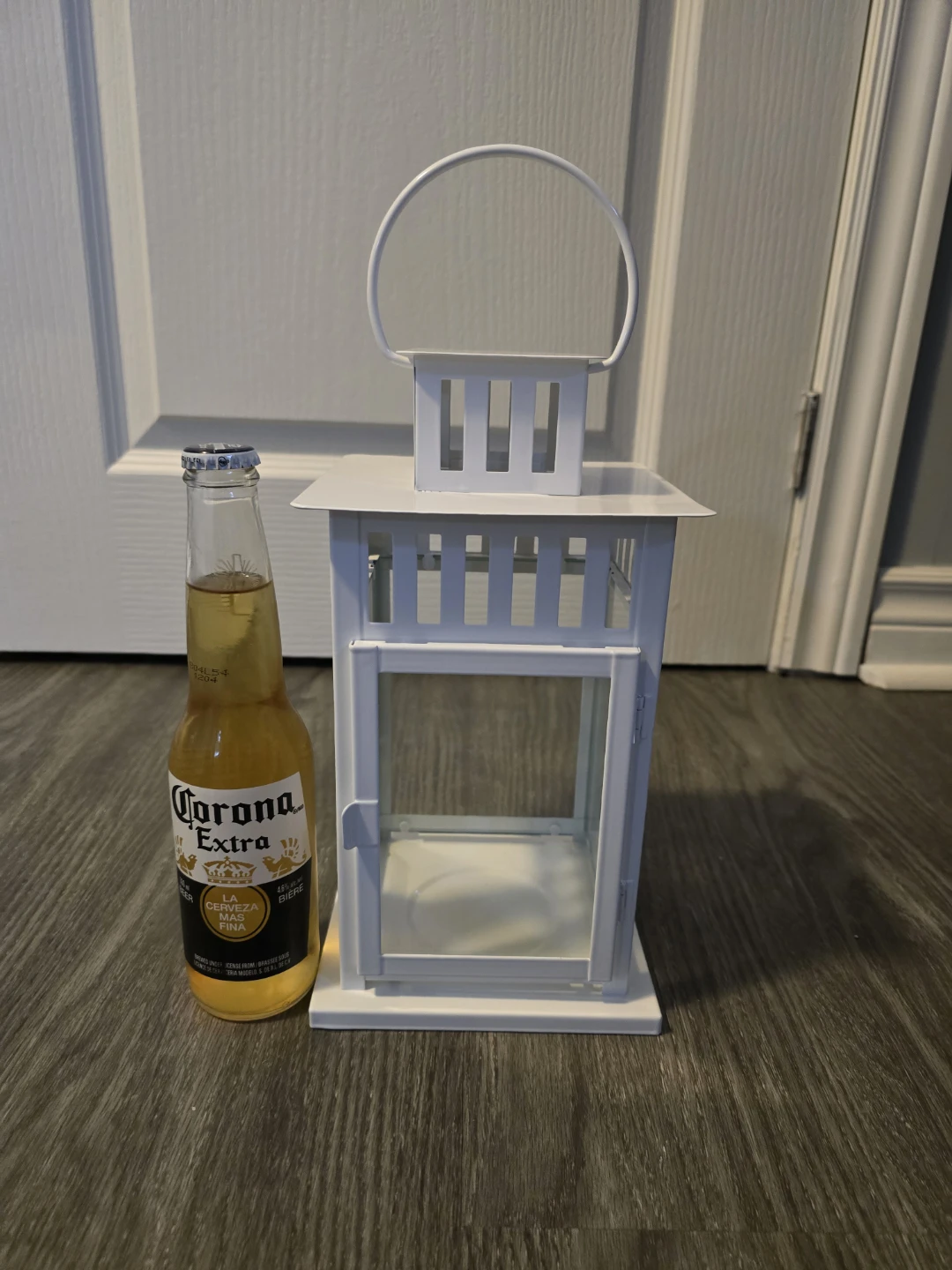 White Metal Lantern - photo 4