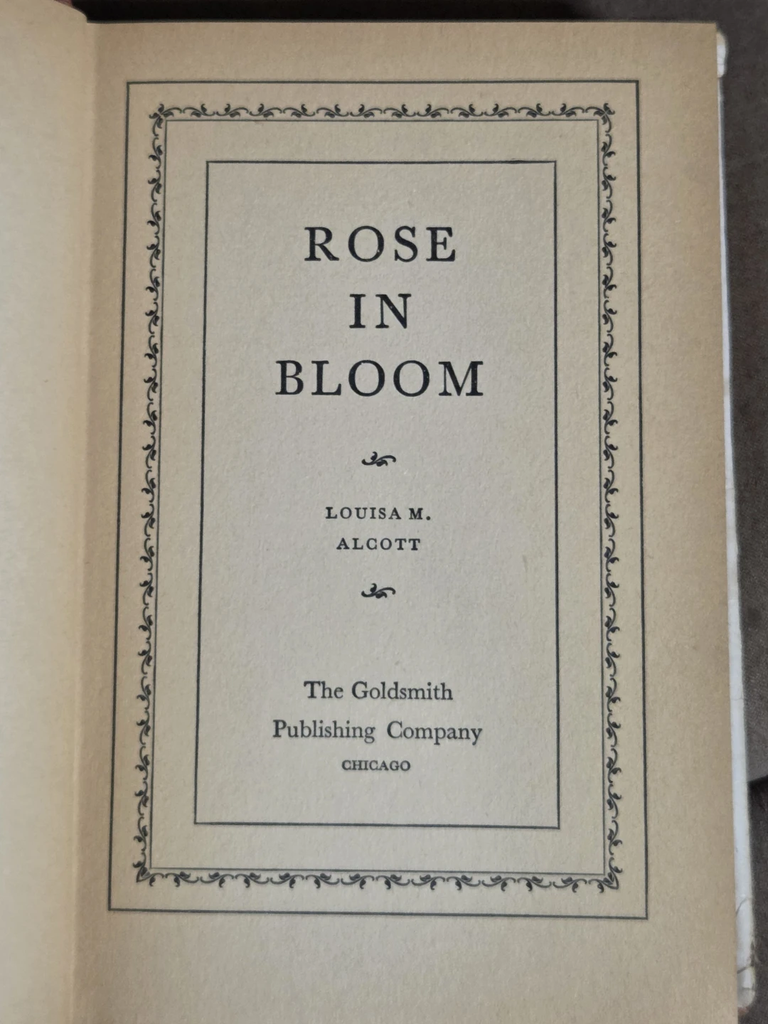 Vintage Hardcover Rose in Bloom by Louisa M. Alcott - photo 3
