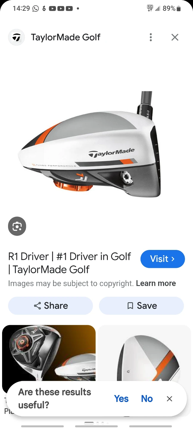 TaylorMade R1 Golf Driver $250
