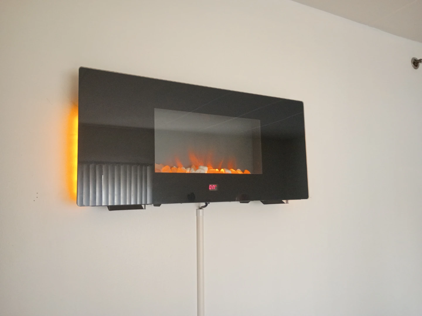 Black Electric Fireplace - photo 5
