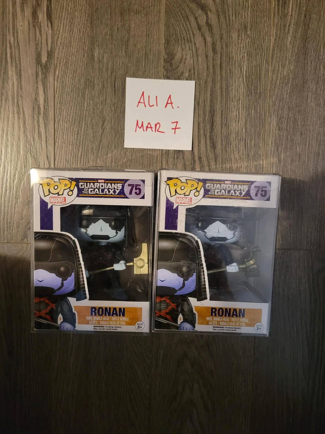 2x Funko Pop Marvel Guardians of the Galaxy Ronan #75