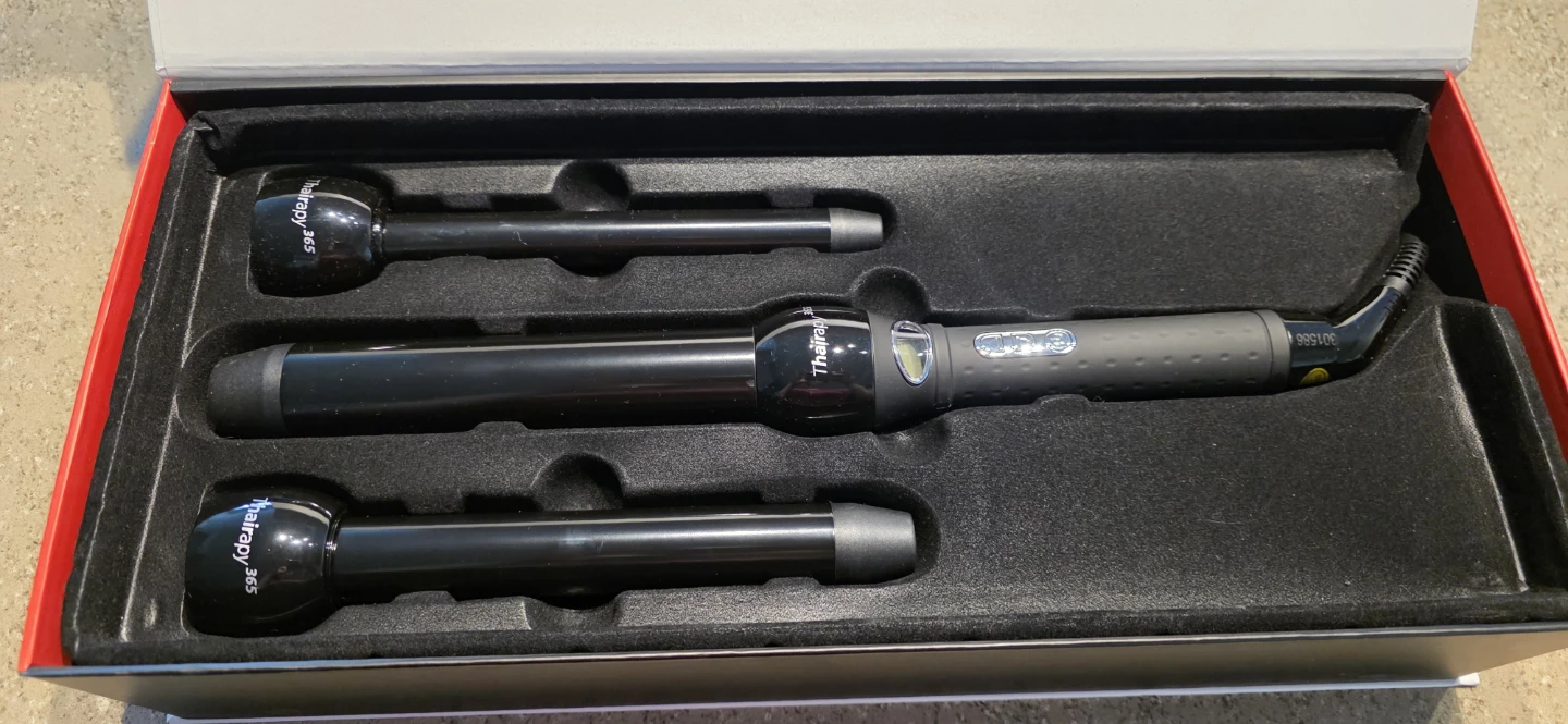 Thairapy 365 Tri-Curl Multi-Barrel Curling Iron Set - photo 3