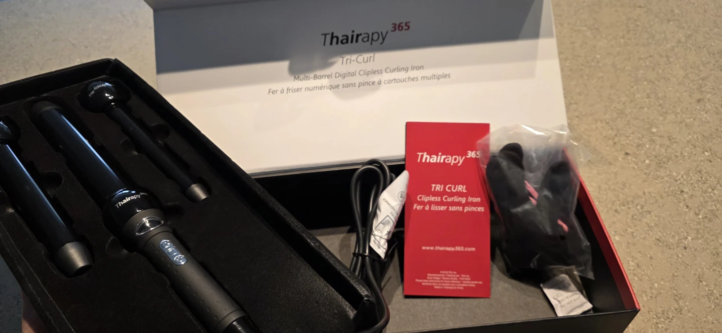 Thairapy 365 Tri-Curl Multi-Barrel Curling Iron Set - photo 4