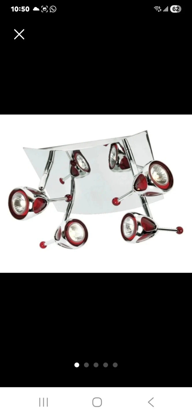 🌱BRAND NEW Easy Lite Mir 4-Light Flushmount Ceiling Light - photo 2