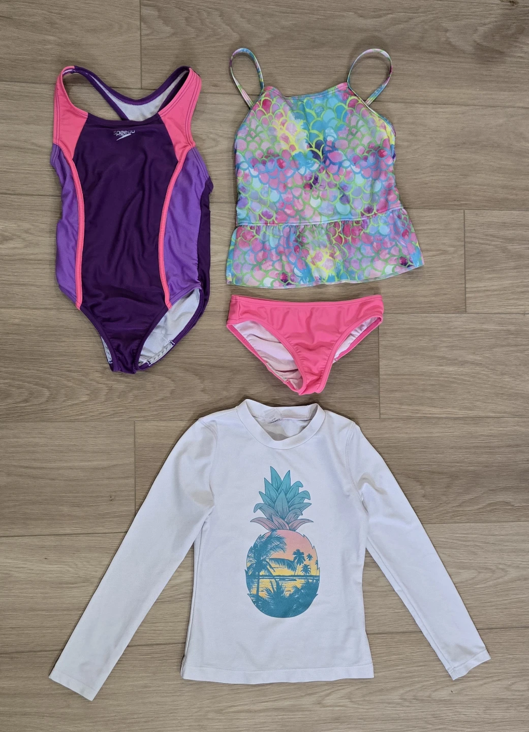 Girls Swimwear & Hats Bundle size 8 - photo 2