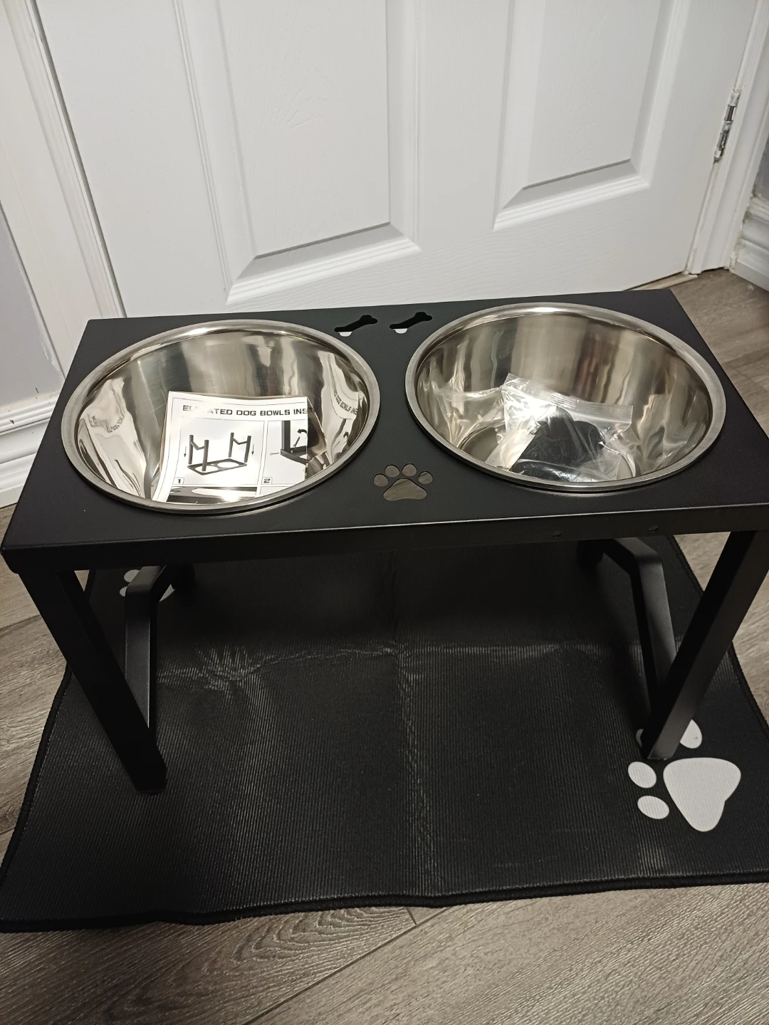 Elevated Dog Bowls Stand 2 with Stainless Steel Bowls - photo 3