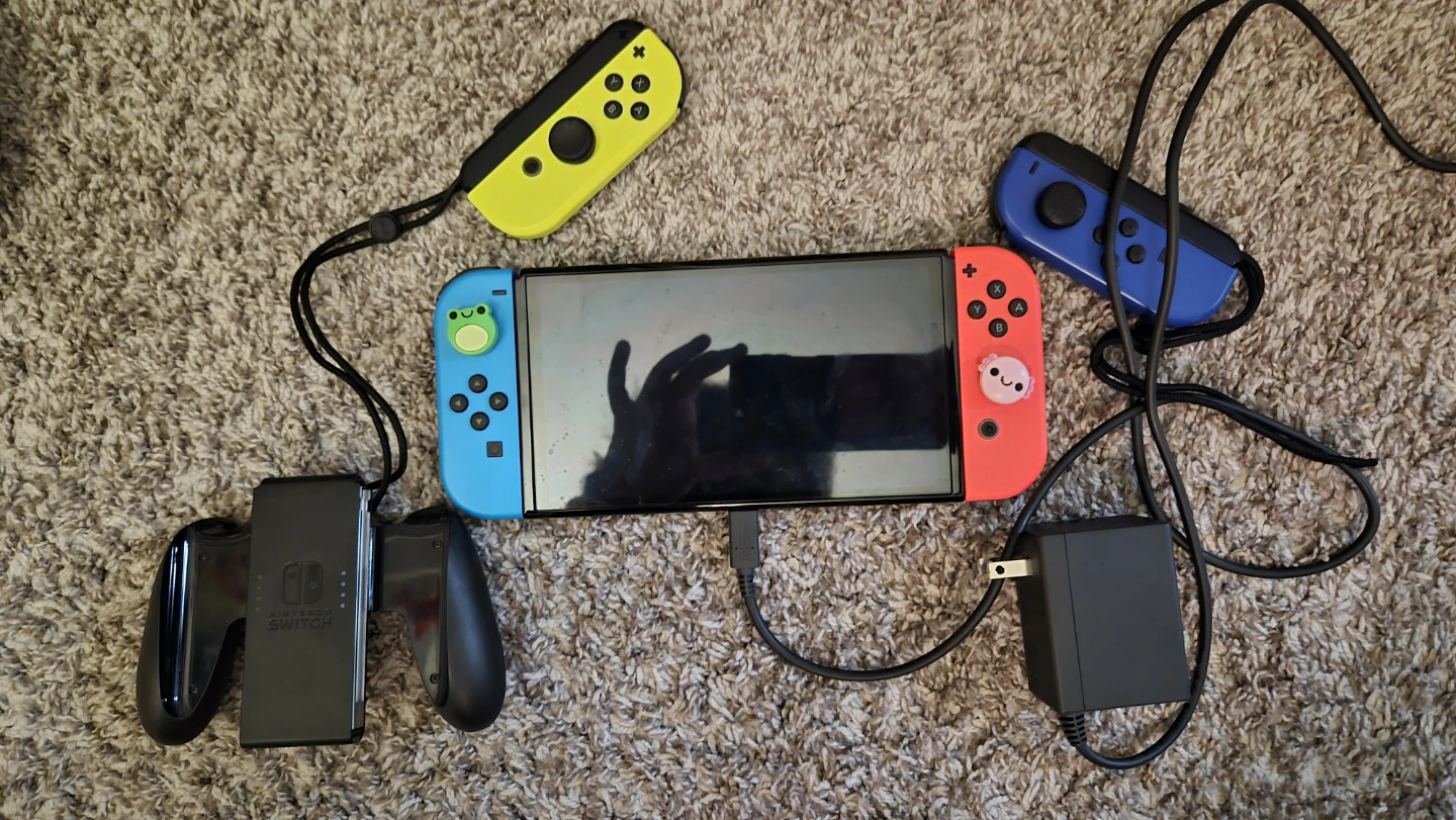 Nintendo Switch OLED with extra controls
