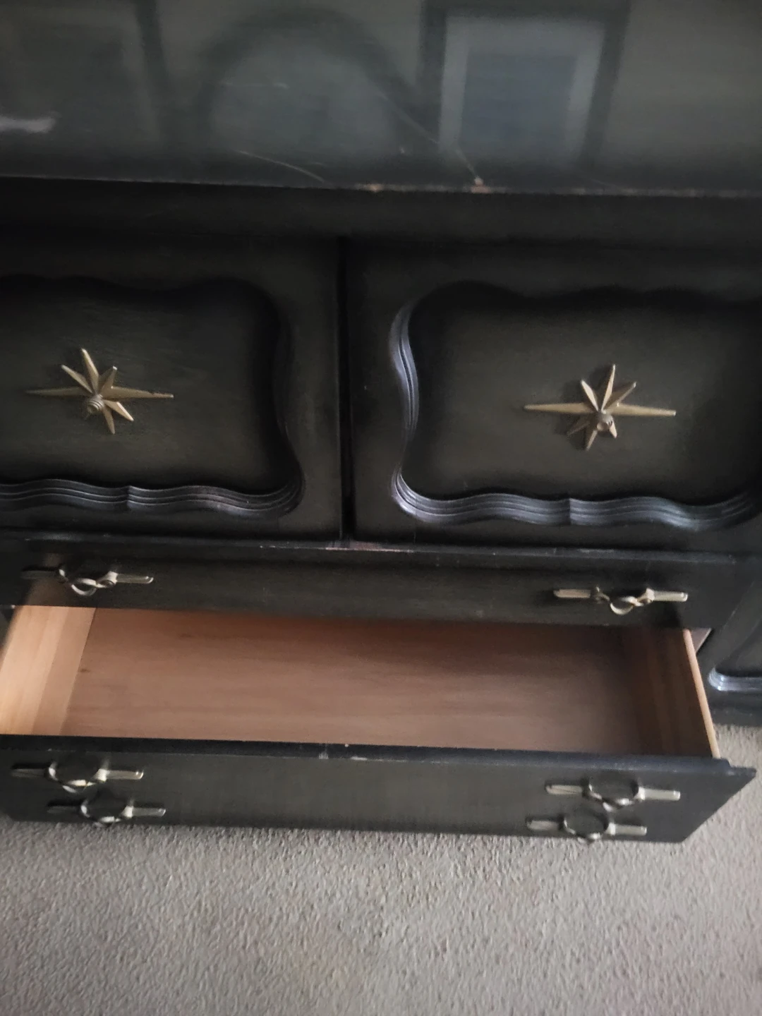 2 kind of Vintage black Dressers - photo 3