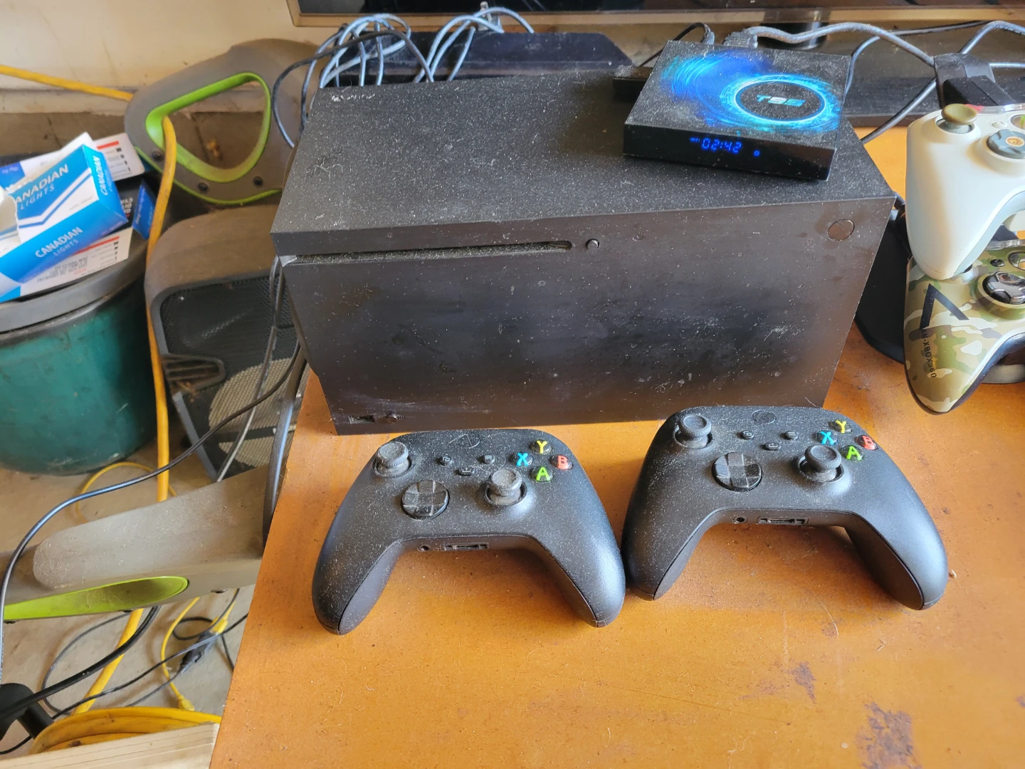 Xbox Series X Console with Controllers and Streaming Box