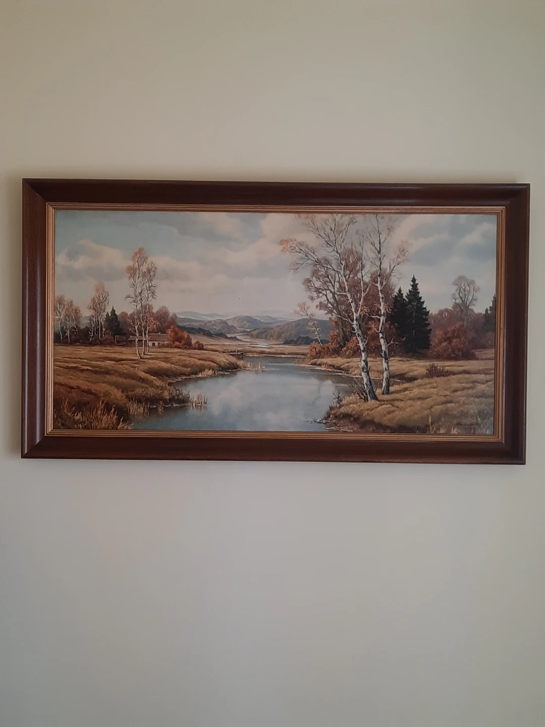 Framed Landscape Painting