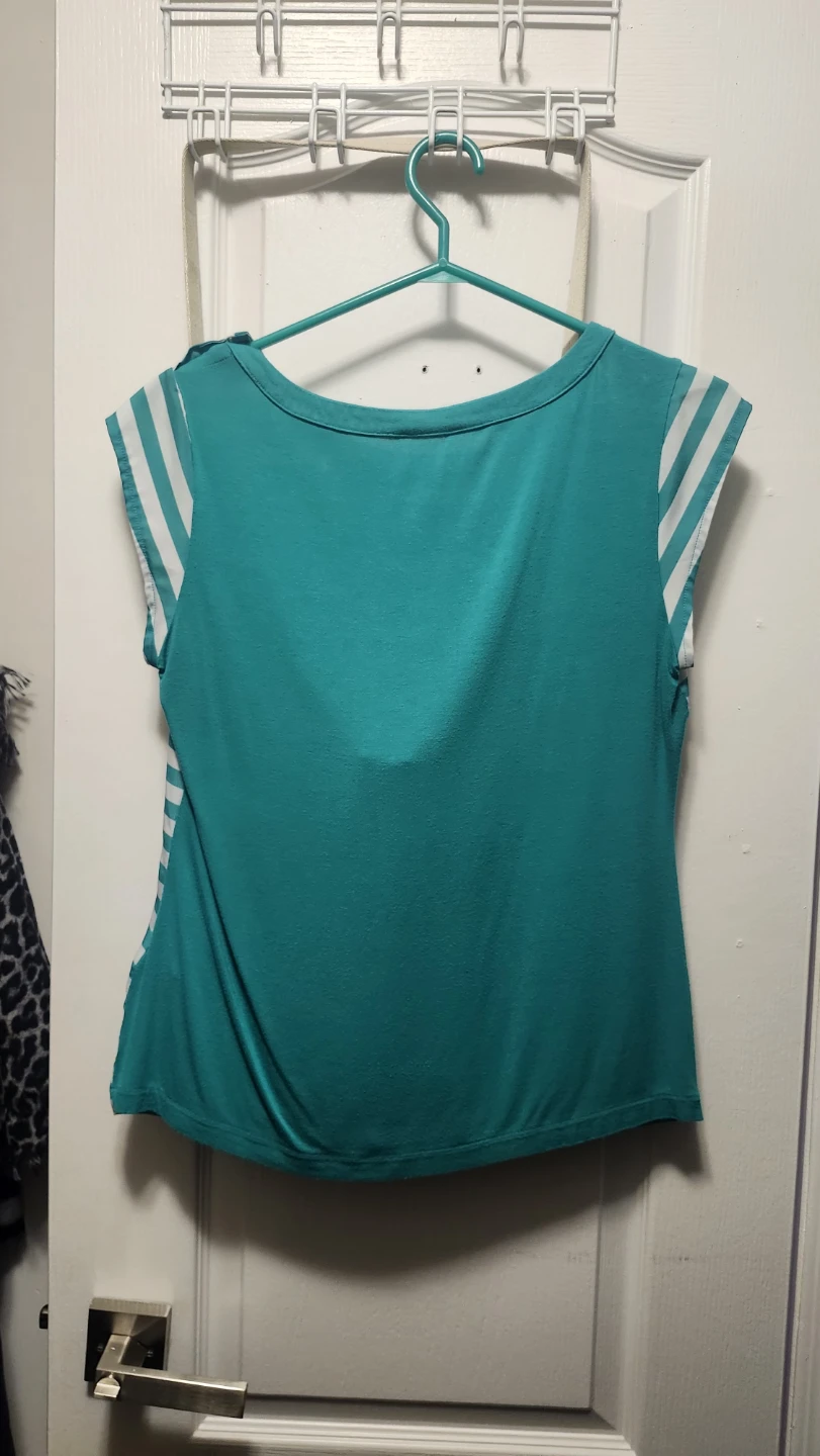 Banana Republic Striped Cap Sleeve Top - Medium - photo 4