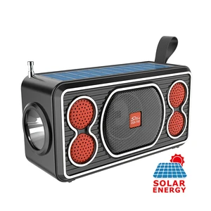 Solar Powered Portable Speaker with Flashlight - photo 2