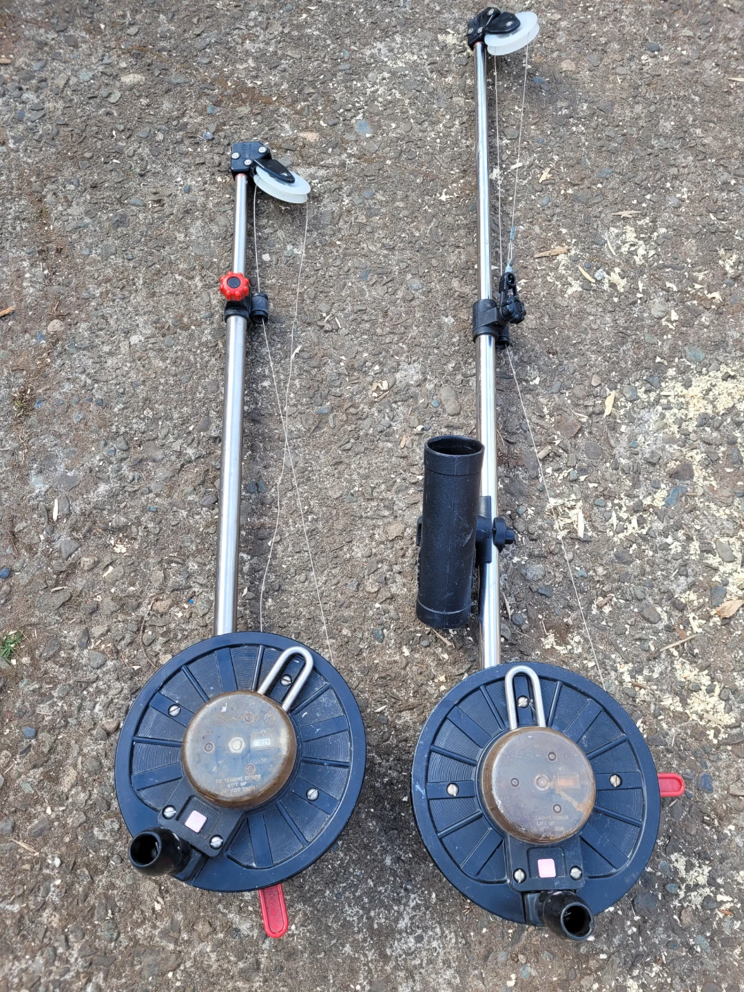 Set of 2 manual Fishing Rod Holders