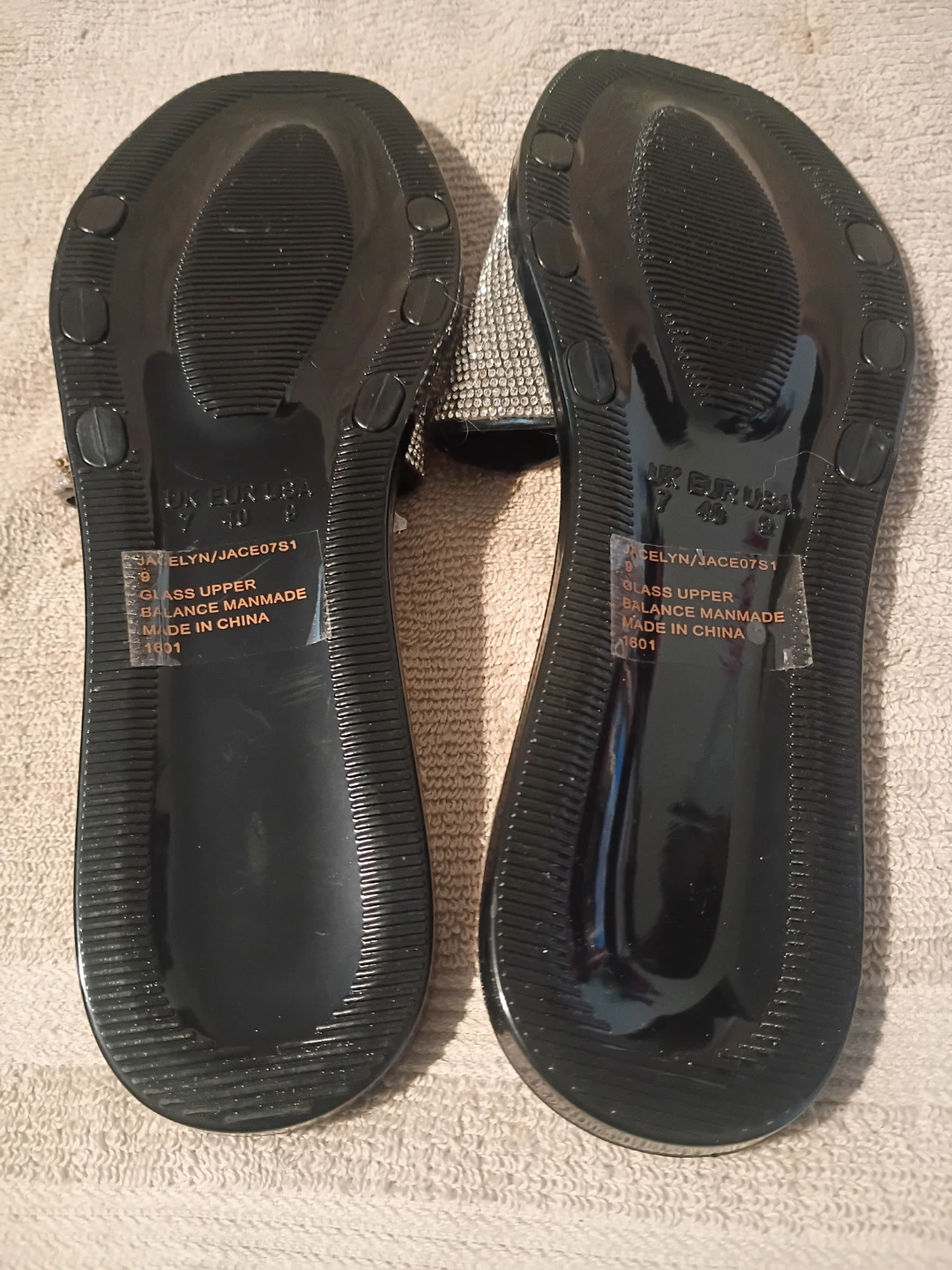 Steve Madden Embellished Black Slide Sandals - photo 3
