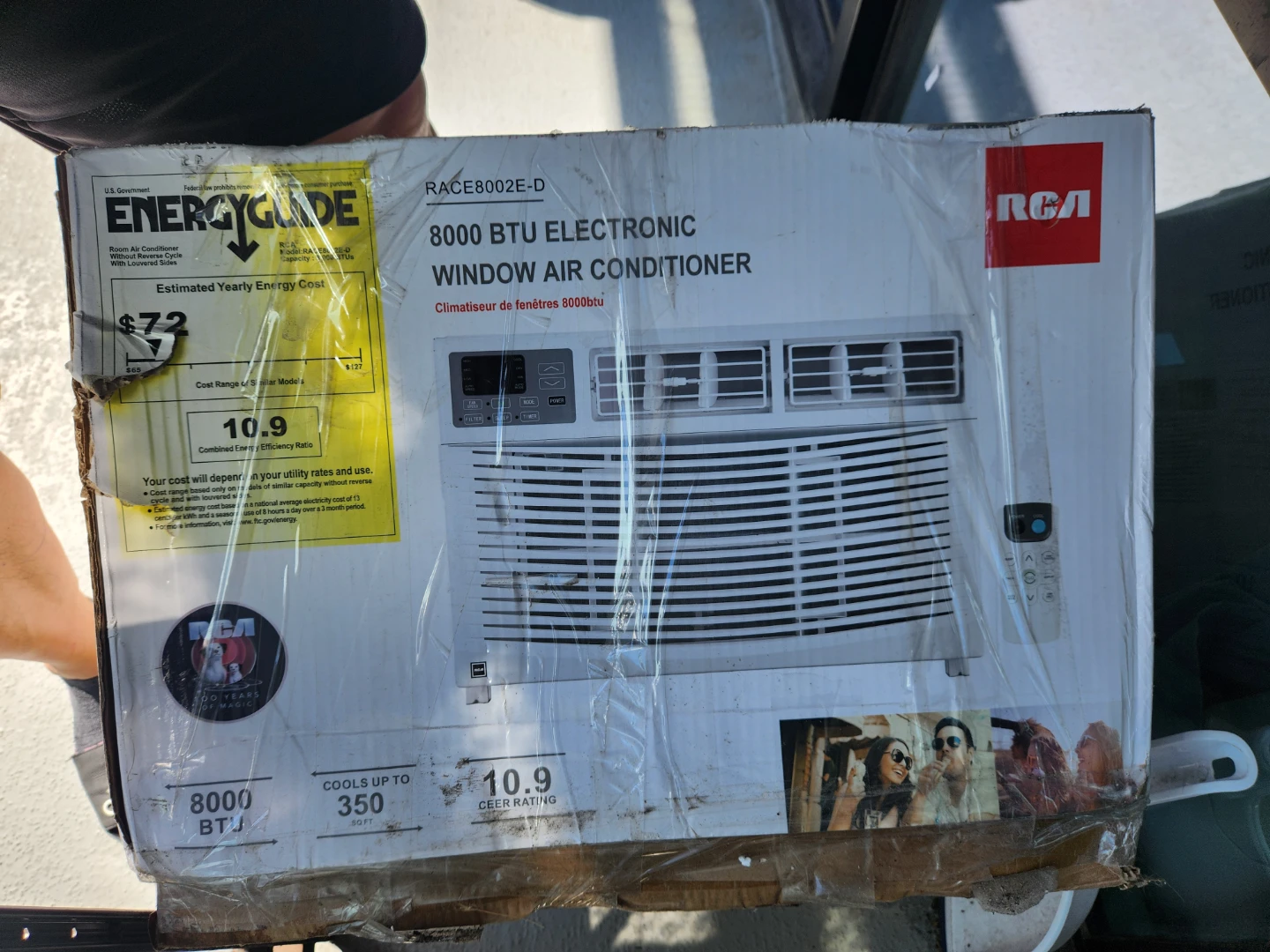RCA 8000 BTU Electronic Window Air Conditioner RACE8002E-D