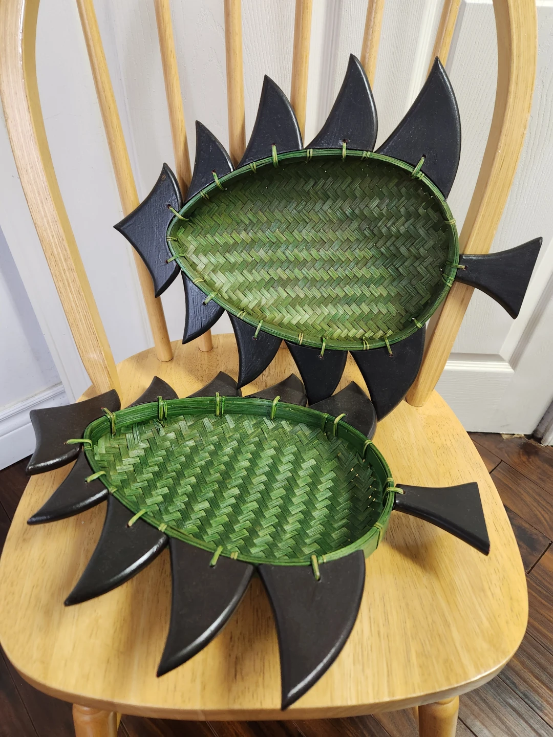 Set of 2 Decorative Woven Baskets - photo 2